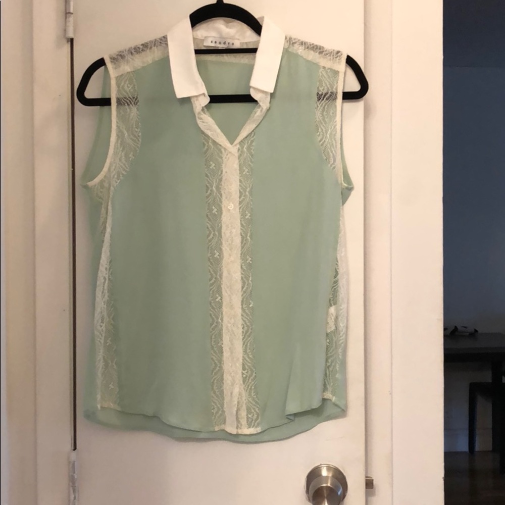 Sandro Mint Button Down - image 1